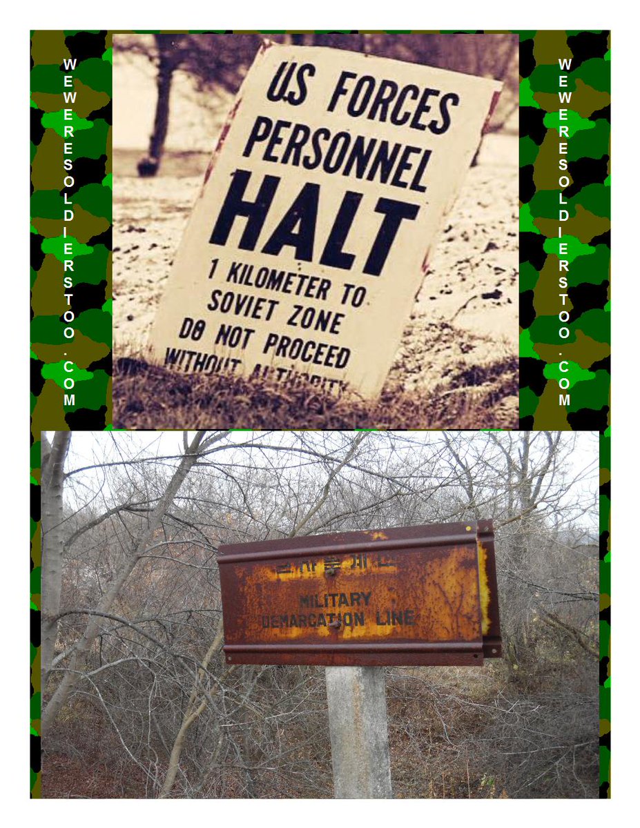 From 1953 to 1991 - There are a few handful of Veterans that ever spent time on both the DMZ and the East German/Czech border!  It is rarity to serve on both!  I know 2 that have, Doug Voss and Rob Torrance! #coldwar #dmz #ironcurtain #dmzwar #dmzvets
