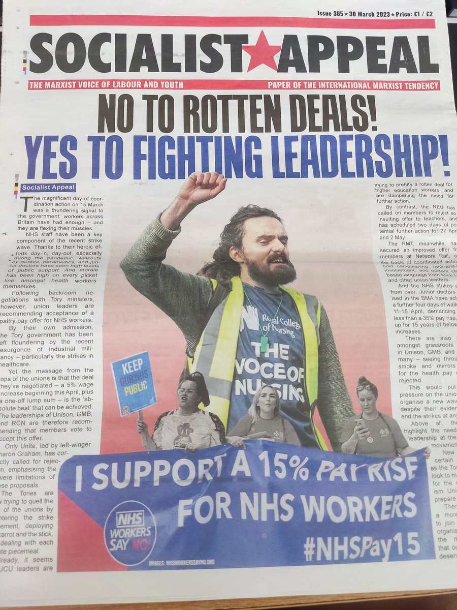 Just bought this at the BMA picket line!