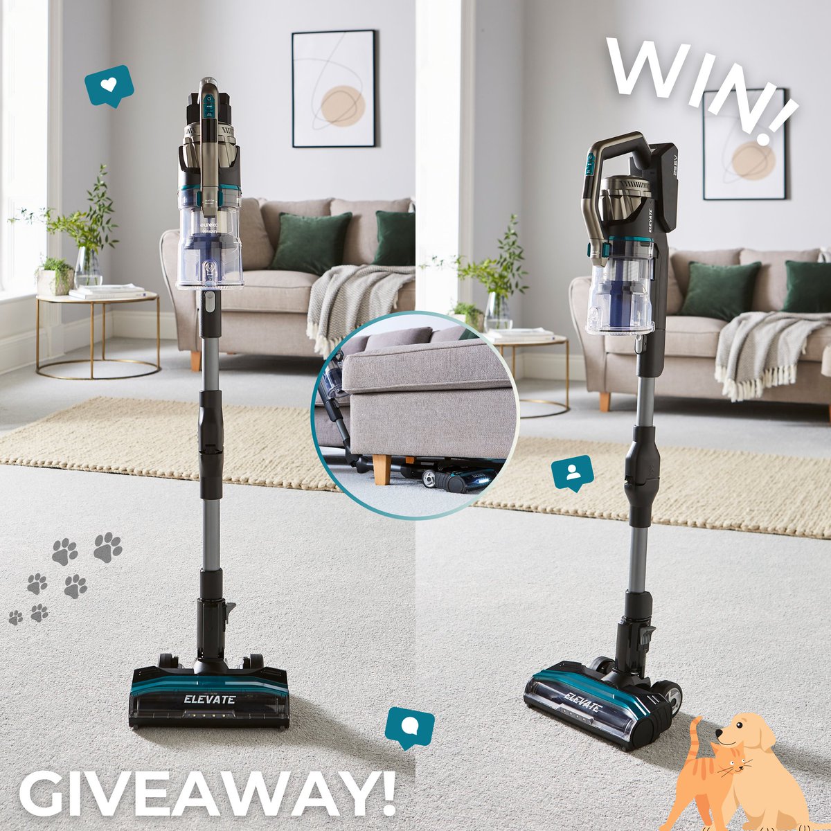 Want to WIN the purrrrfect prize this #NationalPetDay?🐶🐱

We’re giving away one Elevate Cordless Lightweight Vacuum to one lucky winner🙌🏼

✨24 HOURS ONLY!✨

TO ENTER:
❤️ Like &amp; retweet
📲 Follow @swanbranduk
📷 Post a picture of your furry (or not so furry) friend below using