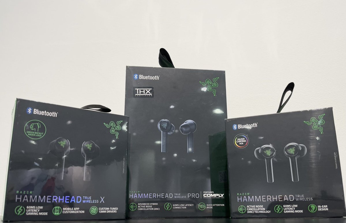 RAZER SPRING CAMPAIGN開催中😘
対象のワイヤレスイヤホンがお得に購入できるチャンス🤩
ゲーミングデバイスに定評のあるRazer🐍製品！
ゲーマー必見👀のキャンペーン！
当店で試聴機もご用意しておりますのでお悩みの方はこの機会にぜひ！🙇‍♂️
キャンペーン期間は4月30日(日)まで！🗓