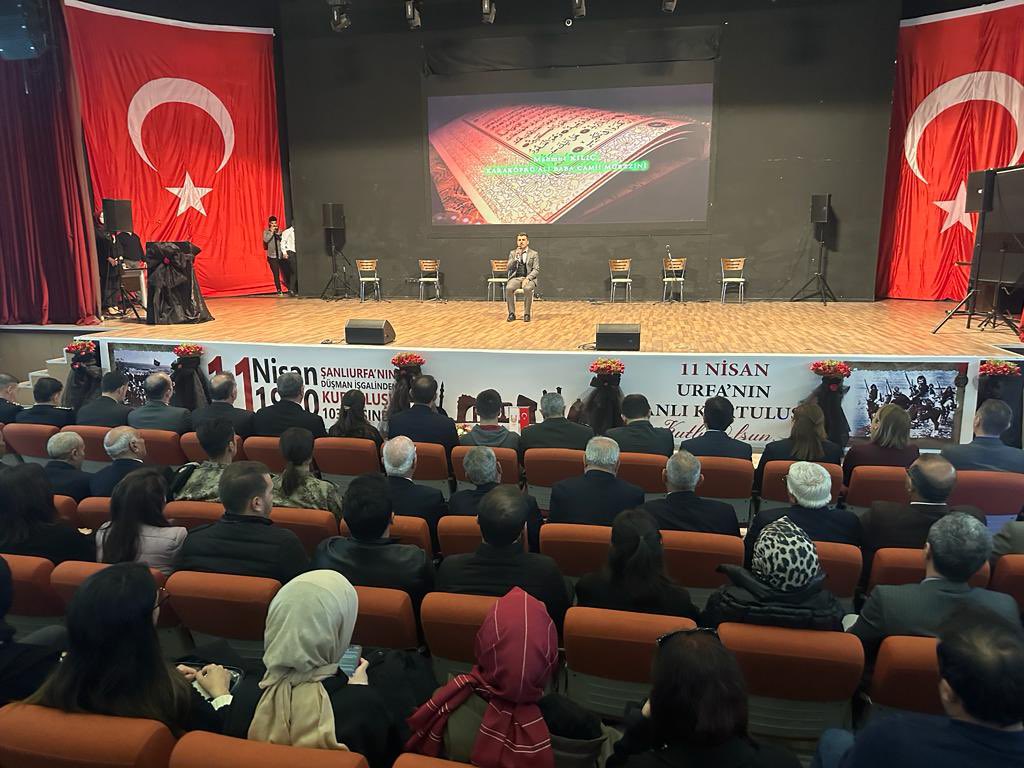 Rektörümüz Prof.Dr. M. Tahir Güllüoğlu,
Şanlıurfa’mızın düşman işgalinden kurtuluşunun yıldönümünü münasebetiyle, Osmanbey Şehitliğnde başlayıp M.Akif İnan Konf. Salonunda devam eden bir dizi etkinliğe katıldı.
Bu zaferi bizlere armağan eden ecdadımızı saygı ve rahmetle anıyoruz.