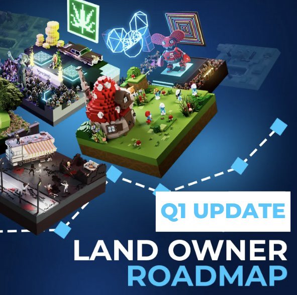 📢 랜드 오너 주목📢
2023년 1분기 랜드 로드맵 업데이트 소식을 들고왔어요!

자세한 내용은 미디엄 글을 참고해주세요👀
🔗link.medium.com/3A2WL7OlUyb