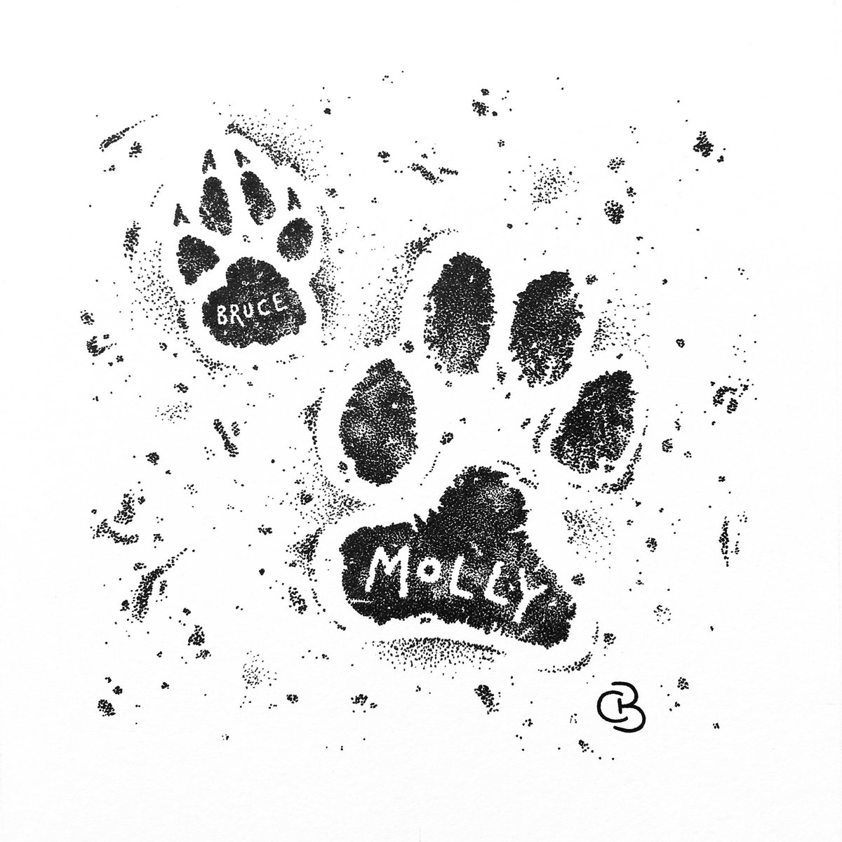 highstridesoc's tweet image. Another cute ‘pet present’ idea 💡🐾 

#petpresent #pets #nationalpetmonth #pawprints #paw #giftideas #creativegifts #handdrawn #personal #penandink #personalised #madetoorder #oneofakind #illustration #inkart #inkartist #drawing #unique #highstridesoc #localartist #birmingham