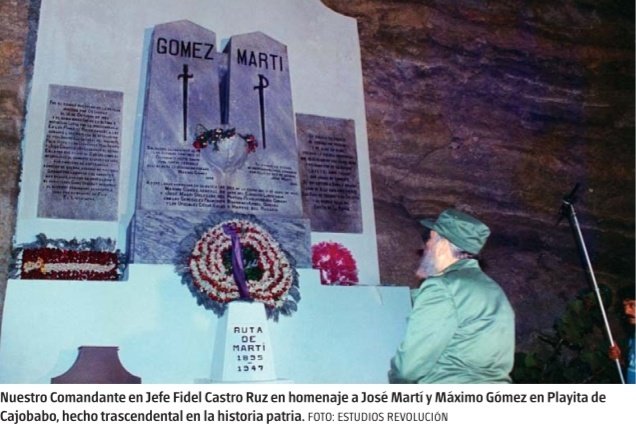 MinfarC's tweet photo. FAR Cuba recuerda el desembarco de Martí y Gómez el 11/4/1895, por Playita de Cajobabo.
Está Revolución la defenderemos al precio que sea necesario.
#CubaViveEnSuHistoria https://t.co/bt9lDOucoi