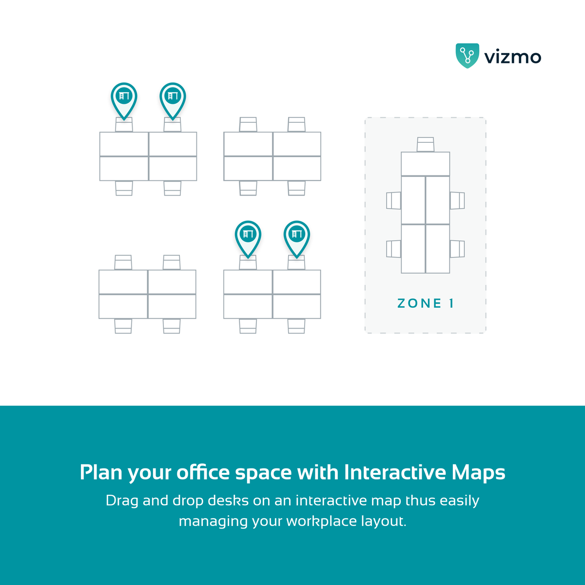 Vizmo_VMS's tweet image. With #Vizmo, you can now effortlessly manage your workplace layout by utilizing interactive maps to plan and arrange your #officeSpace. Book a demo with us today for more details: zurl.co/mpBJ 
#VIZMO #EnhanceWorkplaceExperience