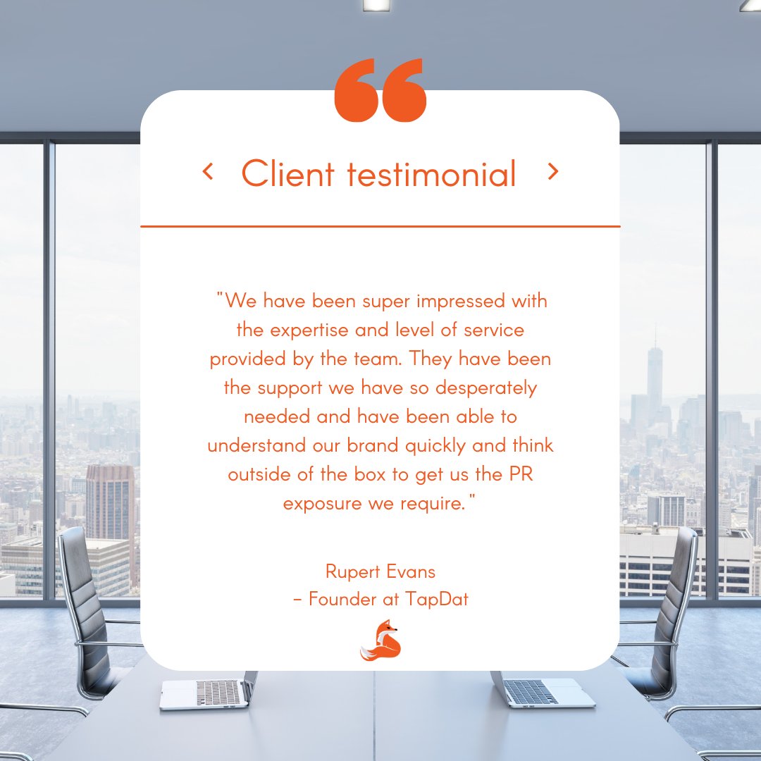 Quick Brown Fox PR tweet media