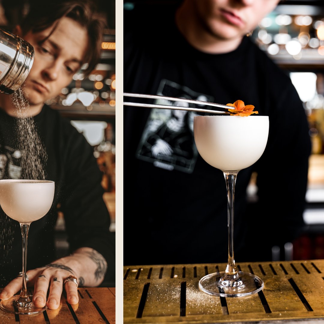 NEW MENU - 1-DAY COUNTDOWN Take a peek at Flight of Fancy: Hawthorn Berry Distillate, Orange Blossom, Honey and Peach Shaking and stirring from 5pm tomorrow... Book front-row seats (drop 'bar stools' in your booking notes to see the action close-up). l8r.it/ho6r