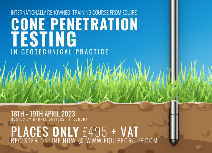 CPT in Geotechnical Practice @ Brunel Uni, NEXT WEEK! 💥 - mailchi.mp/equipegroup.co…