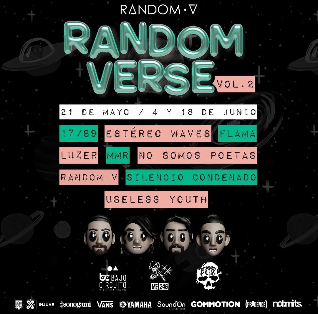 🔺BOLETOS RANDOMVERSE // CDMX🔻
linktr.ee/randomvmx
Para los 3 días :)

#RandomV #RandomVerse #RandomVerseVol2 #RandomVerse2023