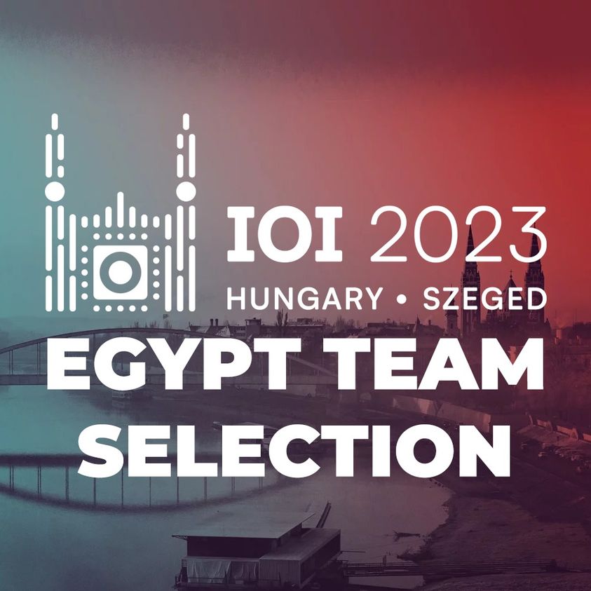 MCITEgypt's tweet image. تم فتح باب التسجيل في التصفيات المؤهلة لاختيار أعضاء الفريق الذي سيمثل مصر في الأولمبياد الدولي للمعلوماتية 2023. bit.ly/3UsAYKO
#مصر #الأولمبياد_الدولي_للمعلوماتية #IOI2023