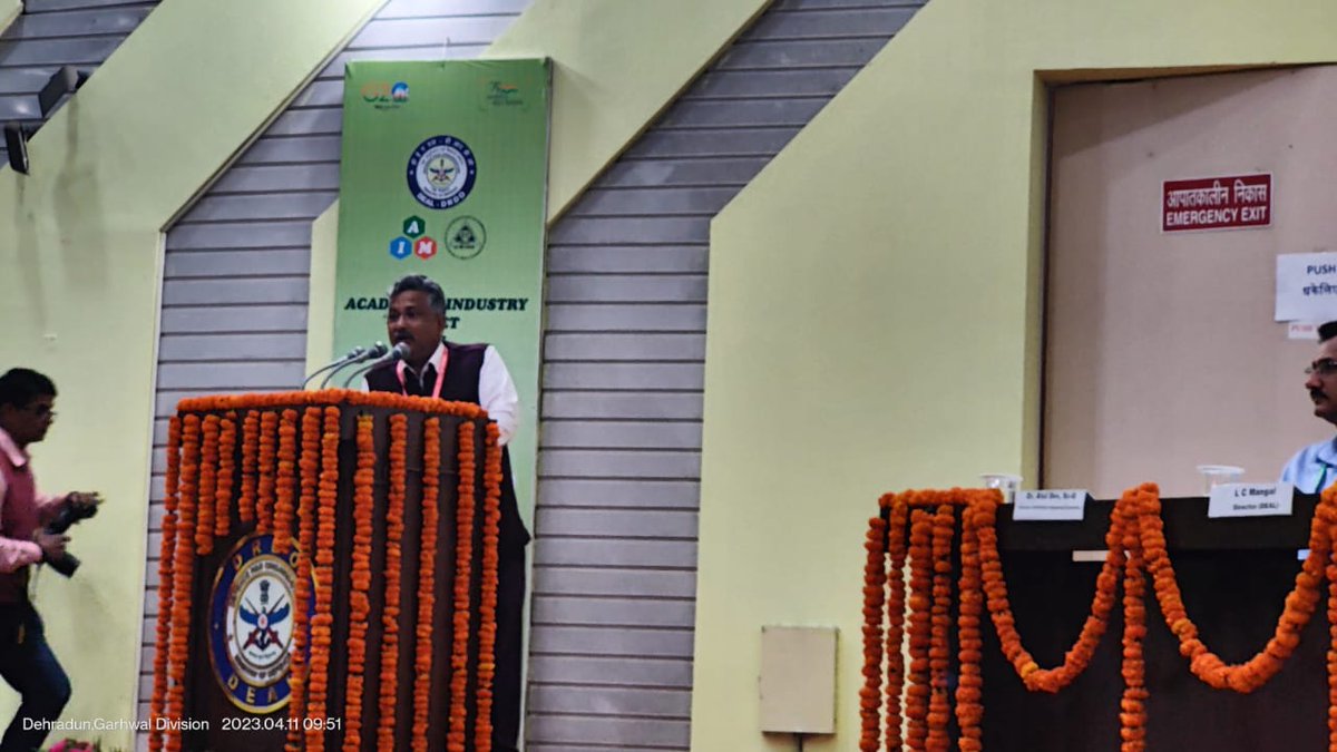 ucostdehradun's tweet photo. Academia-Industry Meet on Defence Communication on 11th -12th Apr, 2023 at DEAL, Dehradun...
#DEAL, #DRDO, #G20Summit2023, #DST, #industry, #academia, #cmouk, #science, #communication,#durgeshpant26 https://t.co/vFtd3RpQZ5