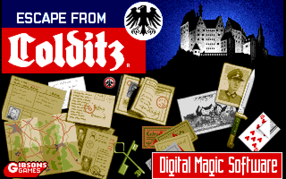 Gamrok's tweet photo. Who didn't enjoy trying to escape from the Colditz camp on Amiga? 🏰 🪖

Exploring the huge castle, watching the guards' rounds, collecting lock picks or stealing uniforms was very fun 😀

Very keen to play it again now!

#EscapeFromColditz #Amiga #RetroGaming #IsometricGame https://t.co/FHQuuQgsmh