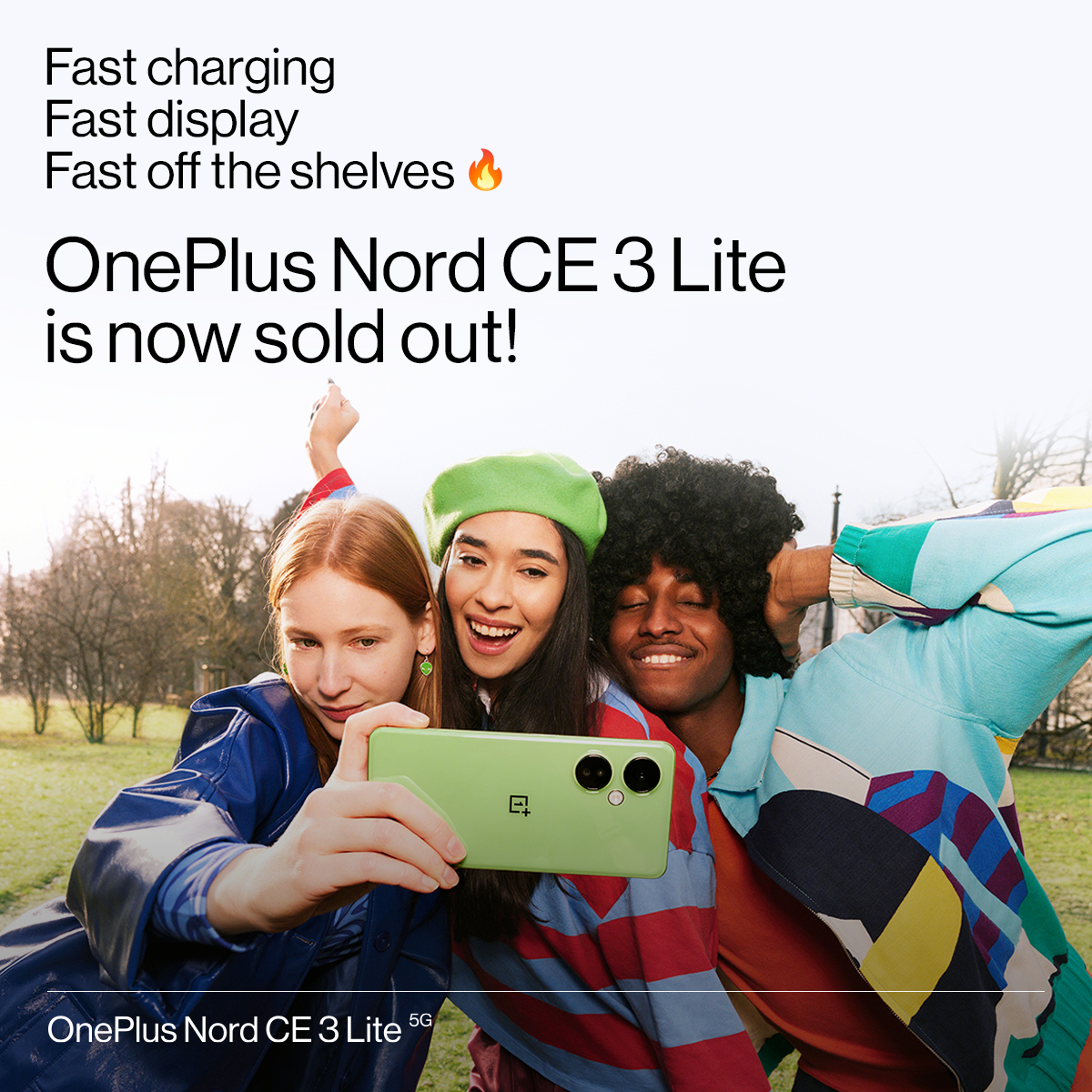 You gave us so much love, the all-new #OnePlusNordCE3Lite ran out of stock on our online stores within the first few hours of the sale. Stocks will be back tomorrow.
In the meantime, all those who still wish to grab one can head over to the nearest OnePlus Experience Store