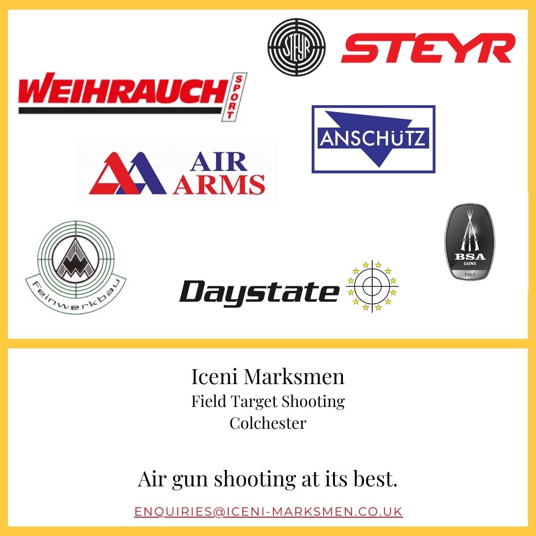 IceniMarksmen's tweet photo. Novice or Experienced - Springer to PCP Target Rifle: Iceni Marksmen will help you to become a better shooter. https://t.co/O2JyArjvwy
@AirArmsUK
@AirgunShooter
@AirGunCentre
@AirRifleReview
@airriflesuk
@Steyr
@weihrauch
@anschutz
@fieldtargetshooting
@essex
@WaltherFirearms https://t.co/QBzqgJQDxr