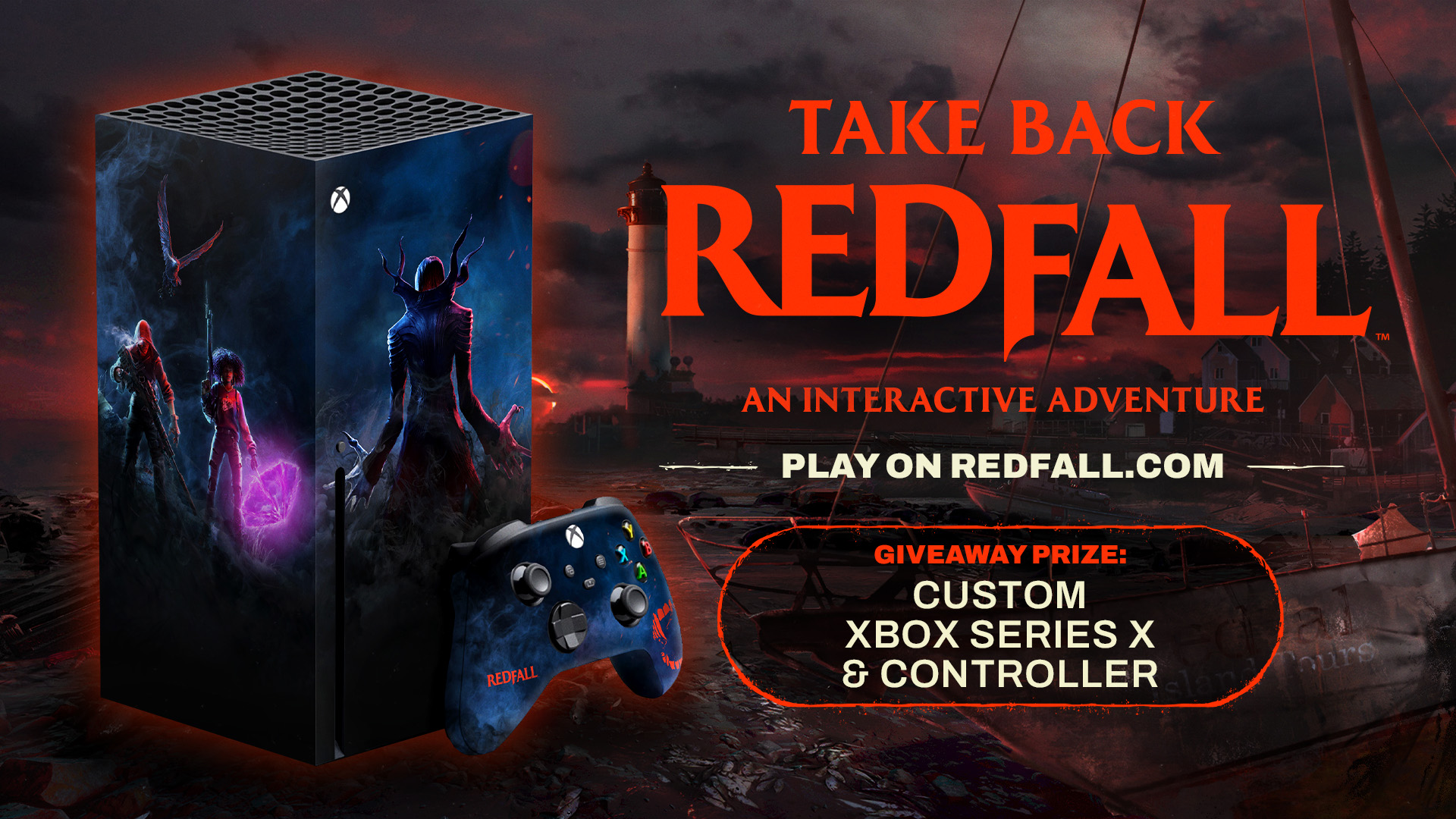 Bethesda Nordic on X: Explore the island of Redfall and hunt down The  Night Manager in the new Take Back Redfall: Interactive Adventure. Complete  the journey and share your experience for a