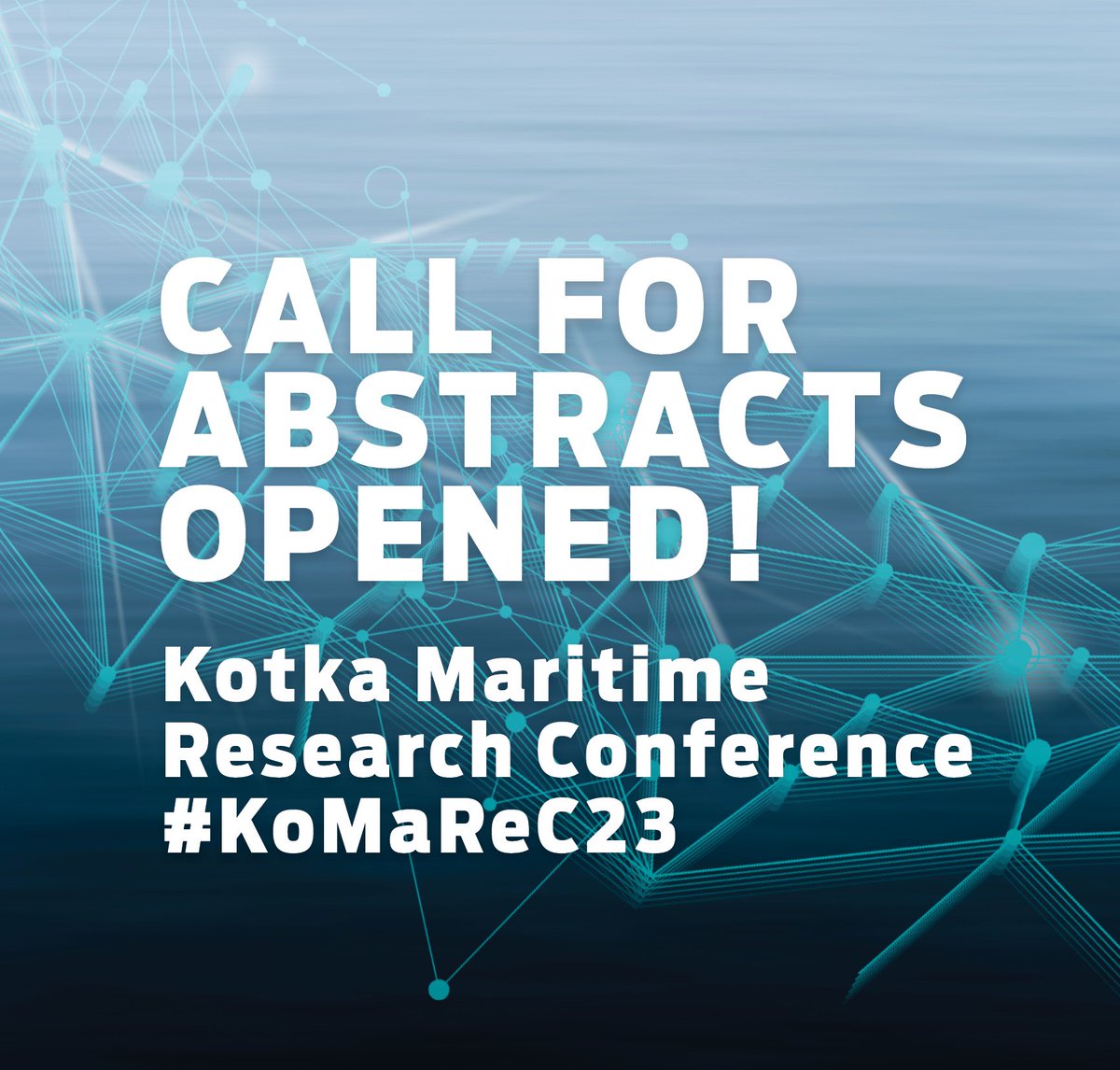 ⚓ Researchers ahoy! 

We invite conference abstracts on results that have potential to contribute to #sustainabledevelopment of #maritime operations in the changing world.

Submit your abstract until 7th May!

merikotka.fi/en/komarec2023/