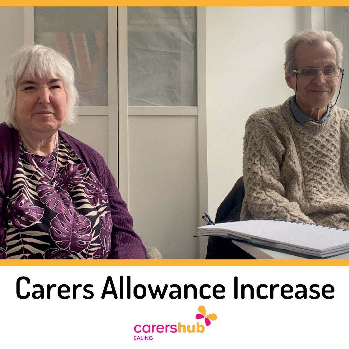 Ealingcarers (@ealing_carers) on Twitter photo ๐ฃ Carers Allowance has gone up from ยฃ69.70 to ยฃ76.75.
If you look after a family member or friend who couldnโt manage without your support, you may be entitled to Carers Allowance.
Contact us info@ealingcarers.org.uk
or call an advisors 020 337 6294
#ealing ๐ฃ Carers Allowance has gone up from ยฃ69.70 to ยฃ76.75.
If you look after a family member or friend who couldnโt manage without your support, you may be entitled to Carers Allowance.
Contact us info@ealingcarers.org.uk
or call an advisors 020 337 6294
#ealing