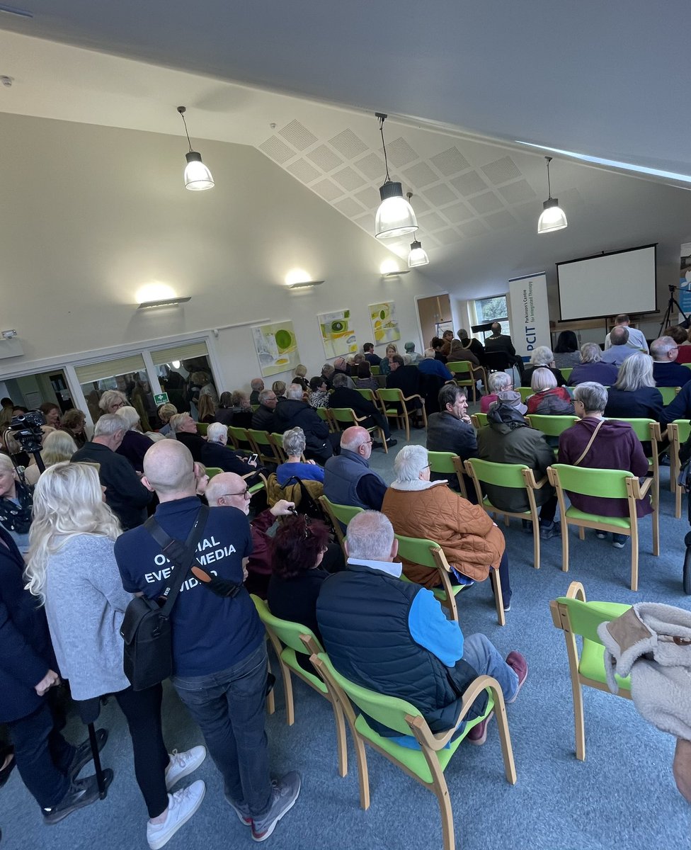 PersonCentNeuro's tweet photo. Launch of the #ParkinsonsCentreforIntegratedTherapy @ParkinsonsUK @KentMSTC Amazing turn out. Indicates such a huge need for an #integratedtherapy @spencergoddard https://t.co/ajQStvyZ1B