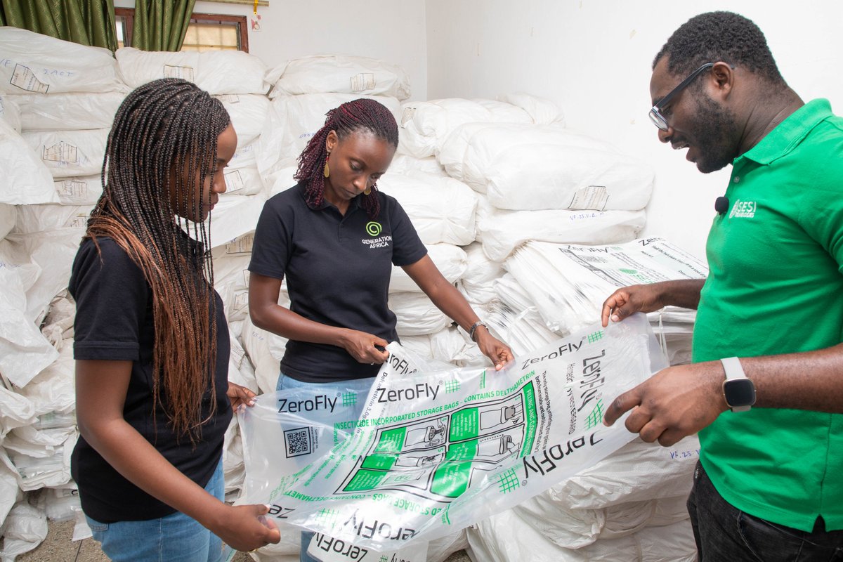 GoGettaz Africa (@gogettazafrica) on Twitter photo In addition to the GrainMates moisture meter, <a href="/sesitechgh/">Sesi Technologies</a> has launched their latest product; the ZeroFly Hermatic bag. This is multi-use storage bag for grains that is double layered. #GenAImpact #GenAInGhana In addition to the GrainMates moisture meter, <a href="/sesitechgh/">Sesi Technologies</a> has launched their latest product; the ZeroFly Hermatic bag. This is multi-use storage bag for grains that is double layered. #GenAImpact #GenAInGhana
