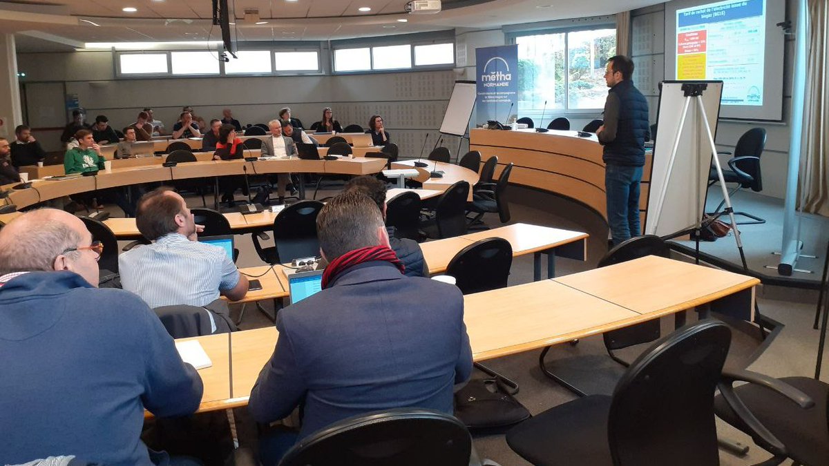 Agri_Normandie's tweet photo. Une cinquantaine de participants à Caen ce matin pour échanger autour des projets de #méthanisation en cogénération en #Normandie.
#MéthaNormandie https://t.co/wbN4I49UU9
