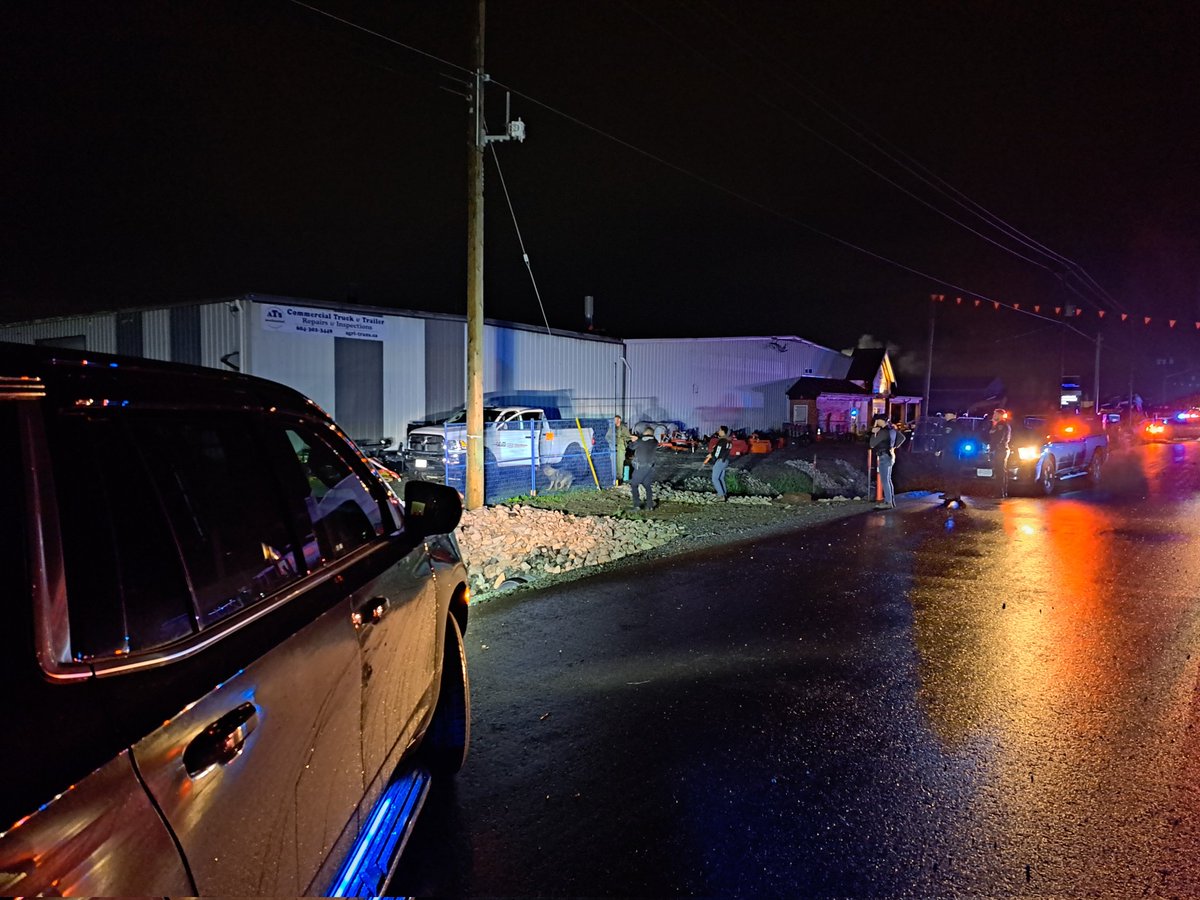 A prolific offender was arrested this morning while trying to drive away from a business BNE in this stolen truck.