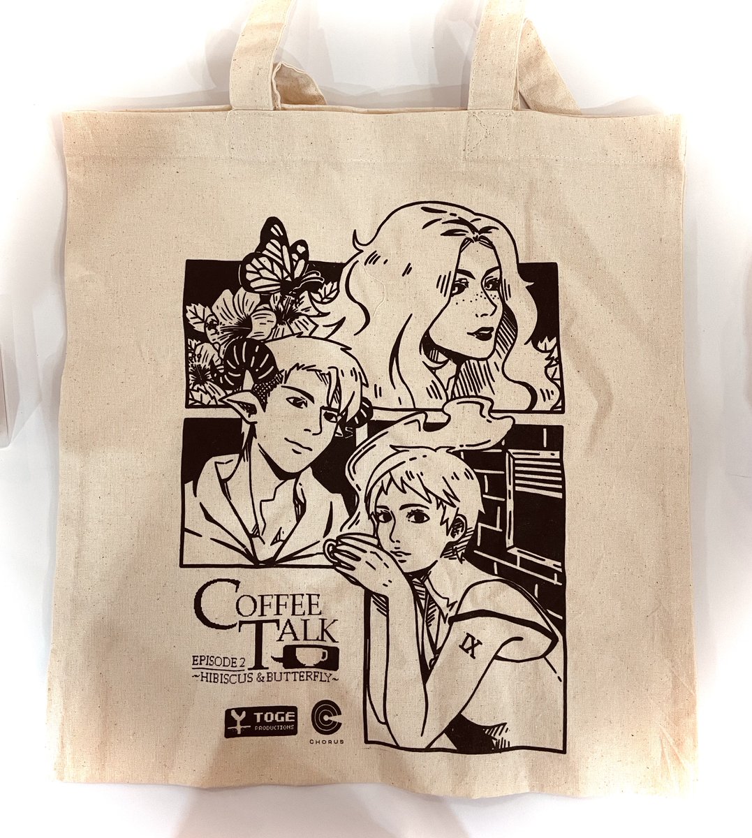 ☕️ COMPETITION! ☕️

Coffee Talk Episode 2: Hibiscus &amp; Butterfly launches April 20th! Would you like to win a console download key AND one of these exclusive tote bags?! 

🌺 Follow us and <a href="/coffeetalk_game/">Coffee Talk Tokyo ☕🎆 COMING SOON</a>
🦋 RT this!

Open to all. 3 winners picked 04/19. Good luck!