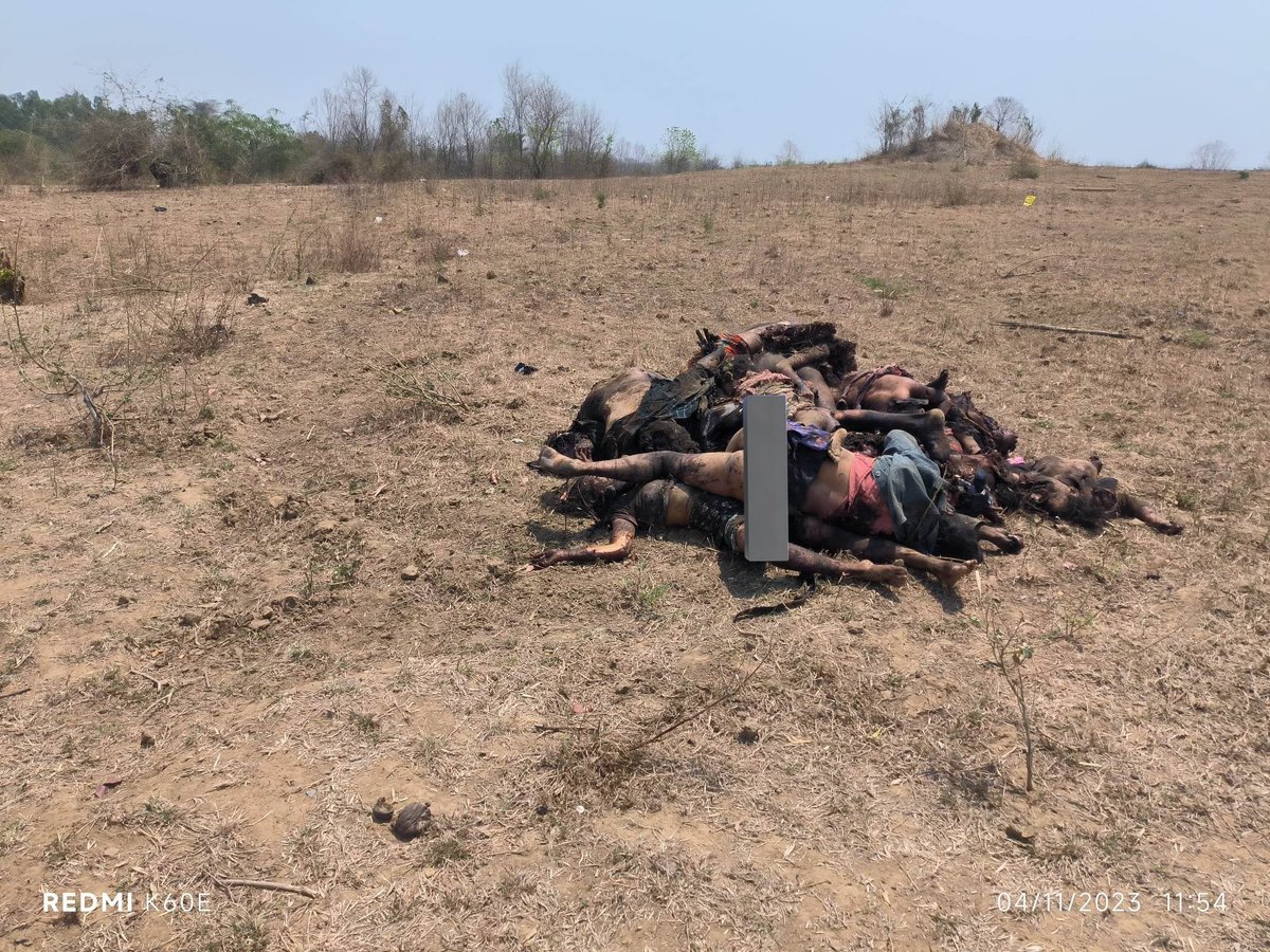MayWongST's tweet photo. "Another war crime, another case of violence &amp; another message soaked with blood from #Myanmar" as @NUGMyanmar's #HumanRights minister @aung_myo_minn responds to my queries on latest #military attacks in #Sagaing. The assault said to have killed 100. #WhatsHappeningInMyanmar 1/2 https://t.co/sYdgKuG10v