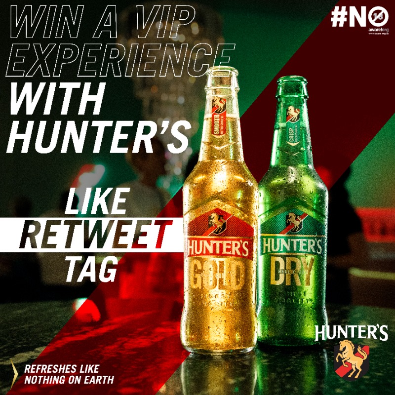Hunter’s and <a href="/GoodHopeFM/">Good Hope FM</a> 🤝 are bringing the Hunter’s 1UP event to <a href="/Premiumsportbar/">William Goliath</a>📍…wait it gets even better…👀

Like, RT and Tag 5 friends and you could win a VIP table to top off the night! 🔝🎰 💚

Ts and Cs apply

#HuntersRefreshes #RefreshTheGrind