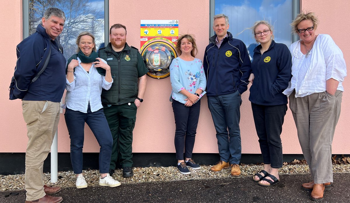 The <a href="/dsairambulance/">Dorset and Somerset Air Ambulance (DSAA)</a> has installed a life-saving defibrillator at the charity’s offices in Chelston.
Full story via this link: bit.ly/43kk3Ot