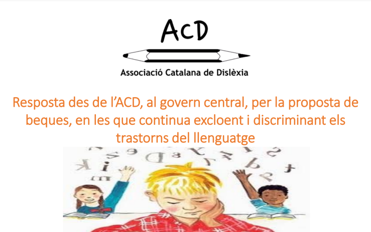 🚨 Des de l'aFFaC donem suport a la denúncia d'<a href="/ACDdislexia/">ACD</a> per l'exclusió de l'alumnat amb trastorns del llenguatge de les beques MEC ❗️

Amb #JoTambéHiVullAnar seguim lluitant per una educació inclusiva i equitativa com a peça fonamental per garantir la igualtat d'oportunitats.
