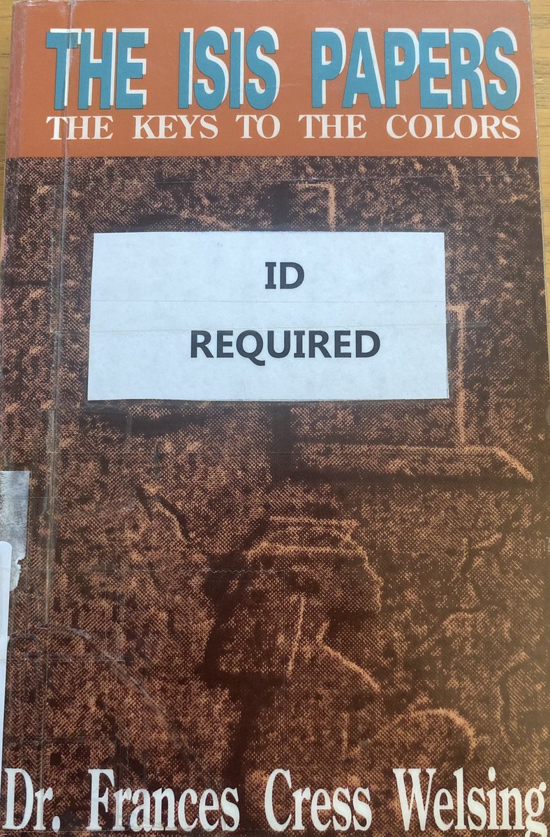 Currently reading the Isis Papers by author Dr Francis Cress Welsing and a few chapters in has offered some very interesting insights into racism in America🤔 I strongly recommend this book😳 #isispapers #DrWelsing #goodreads #knowledge #wisdom #understanding