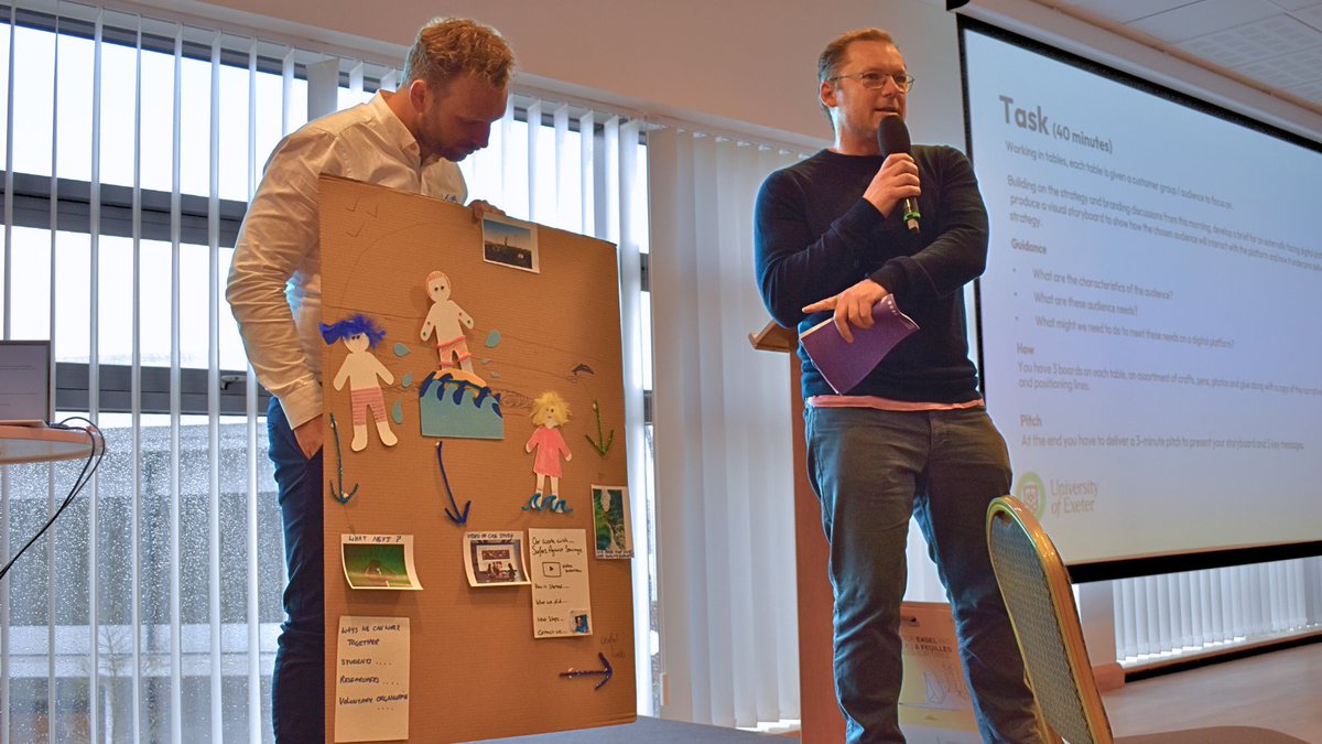 Exe_Innovation's tweet photo. The Innovation, Impact and Business division had an amazing time at our recent Away Day! We indulged our creative sides and crafted tailored platform concepts for distinct demographics, helping us to delve into the wants and needs of different sectors.

@ExeUniApp @UofE_KTP https://t.co/KvGfDrFKA1