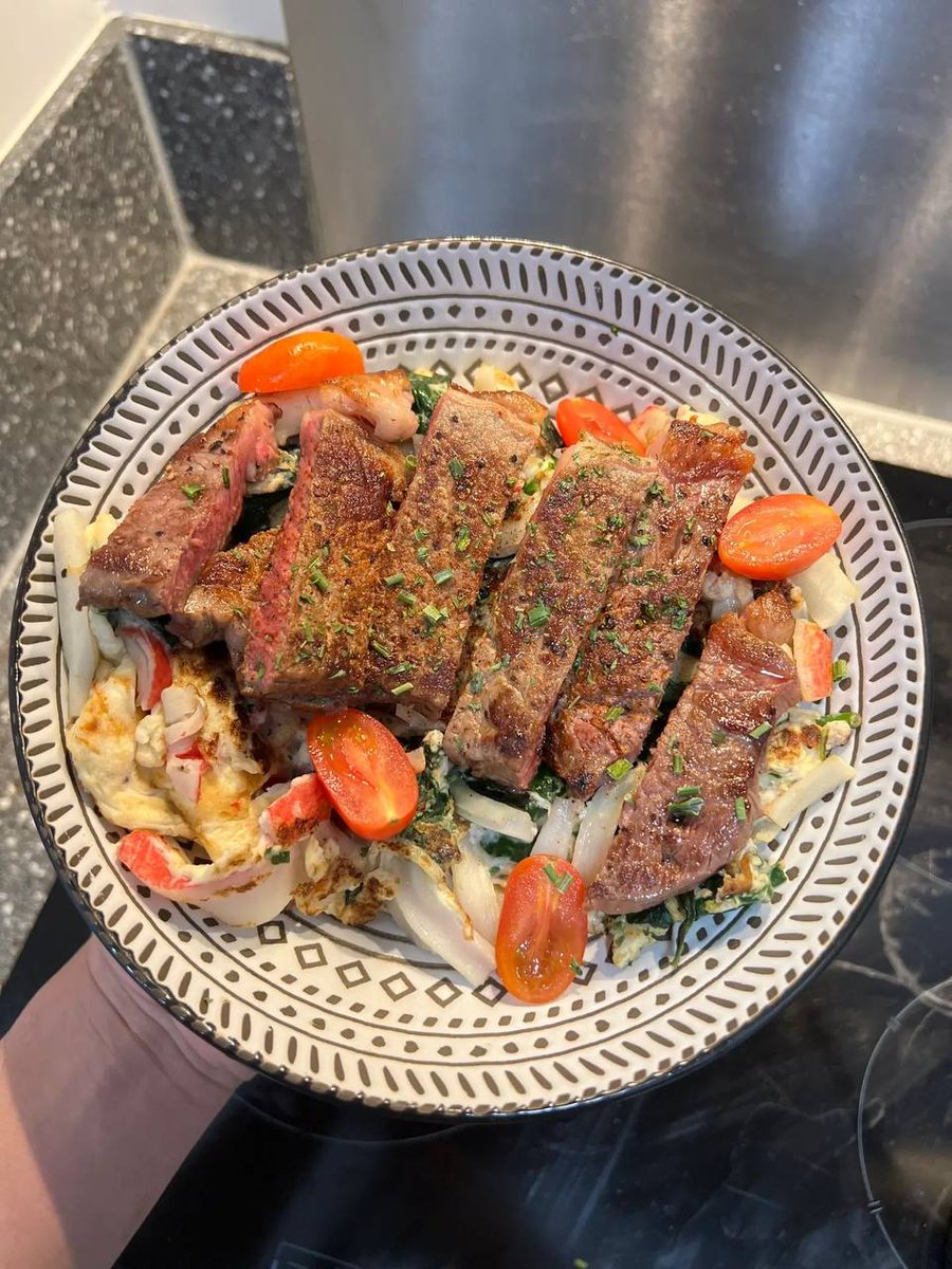 Delicious food makes people feel happy