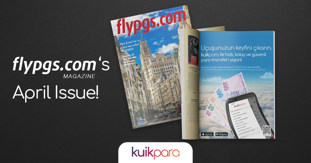 We’re in the april issue of Flypgs magazine! 💜 While you are enjoying your flight, try kuikpara for your domestic and international money transfers! ✈️ #kuikpara #flypgs #pegasus