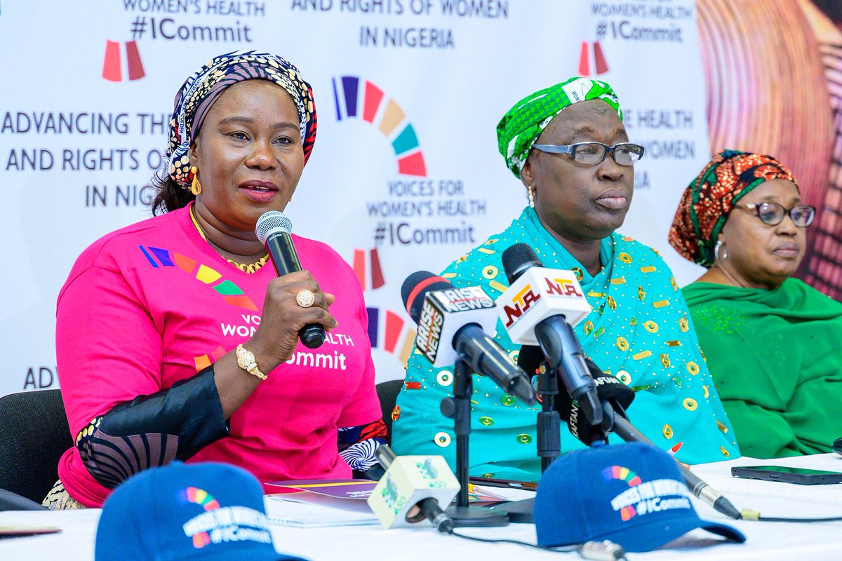 SheForumAfrica's tweet image. Inspiring moments from the Media Briefing by Nig Ass. of Women Journalists (NAWOJ) in support of the
#VoicesForWomensHealth #ICommit campaign to advance women’s health in 🇳🇬 hosted by @PathfinderInt supported by @gatesfoundation @PaulineKTallen @QuamLois @aminadorayi @InimfonEtuk