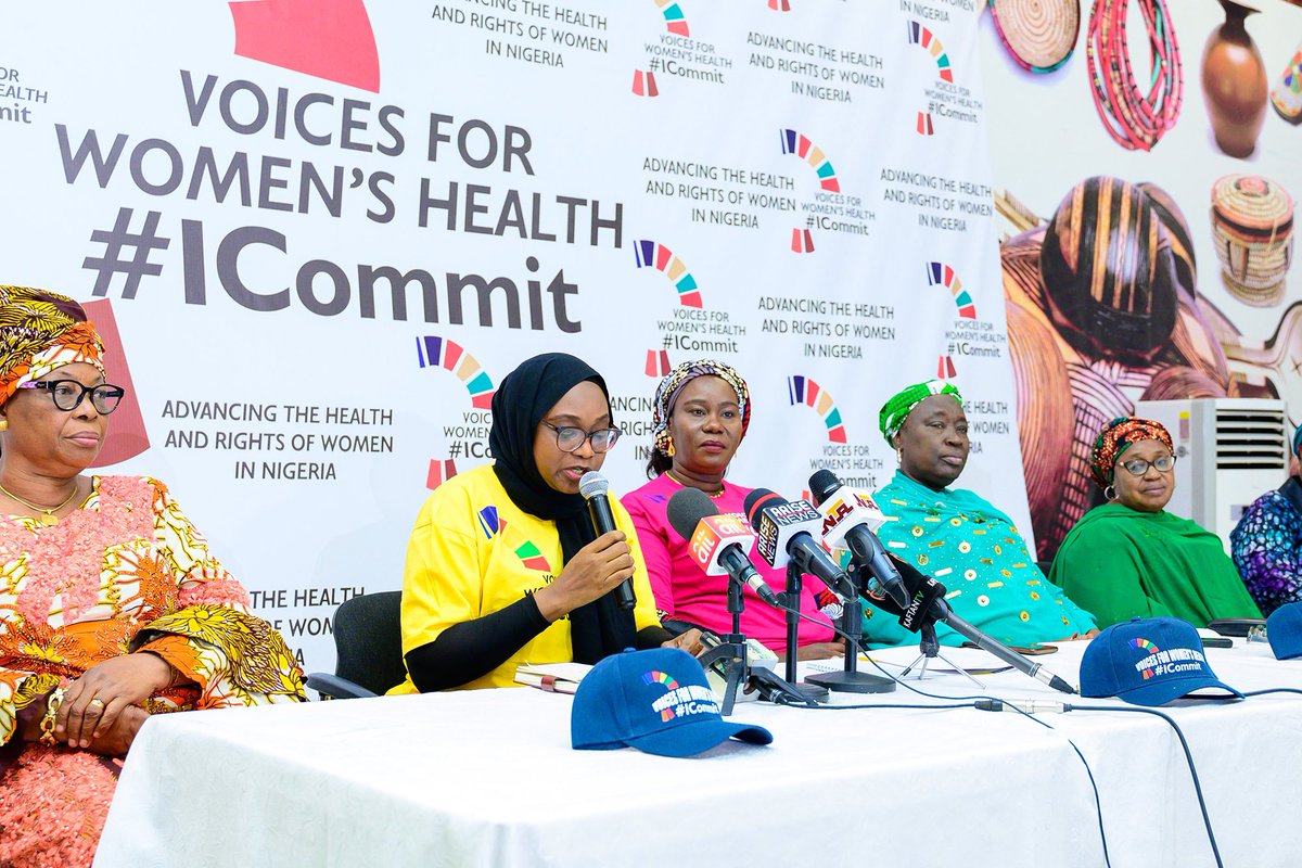SheForumAfrica's tweet image. Inspiring moments from the Media Briefing by Nig Ass. of Women Journalists (NAWOJ) in support of the
#VoicesForWomensHealth #ICommit campaign to advance women’s health in 🇳🇬 hosted by @PathfinderInt supported by @gatesfoundation @PaulineKTallen @QuamLois @aminadorayi @InimfonEtuk
