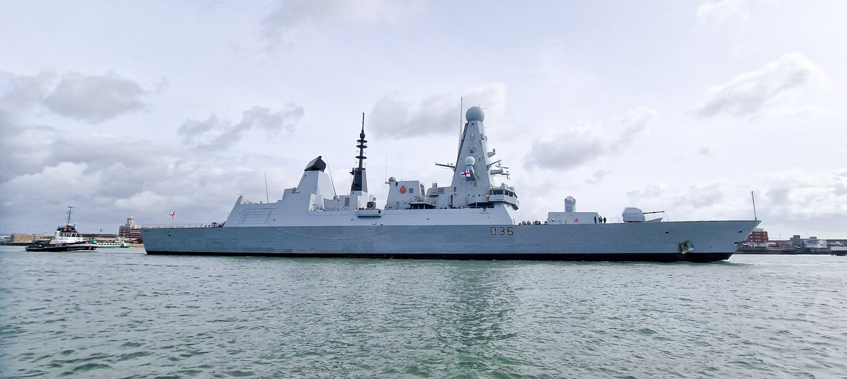 AWenham1's tweet image. HMS Defender departing this morning @HMSDefender @RoyalNavy @HMNBPortsmouth @WarshipCam @WarshipsIFR @warshipworld @NavyLookout @ThingsNavy #HMSDefender