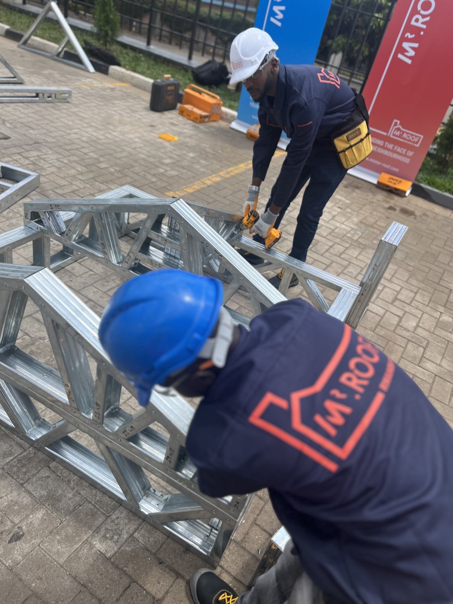 MrRoofRwanda's tweet photo. Have you taken a look at our LSF video? We show you how our super-durable roofs are put together in record time: https://t.co/M71eGcrgxG
#mrroofrwanda #newroofmovement #newroofinaflash #innovation #renovation #construction #lightsteelframe #selflockroofsheets #beautifulhome #RwOT https://t.co/xcsOdEEp56