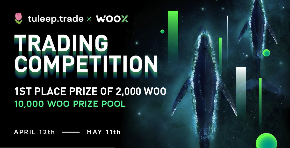 tuleep_trade's tweet photo. Gm 30k$ BTC enjoyorrrssss!

We are celebrating @_WOO_X integration with a trading competition, 10,000 $WOO tokens to share!

- Starts tomorrow (12th April) for 30 days
- Volume-based competition
- All trades need to be taken on https://t.co/JRi49aw3nc

https://t.co/4OCFmTfaTa https://t.co/eE6Df9eclZ