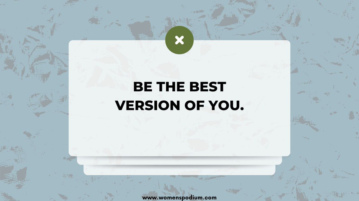 Be the best version of you.
#womenspodium #bestofyou #BestVersionOfYou #bekind #bekindtoyourself #bekindalways #helpothers #growthmindset #helpothers #help #hardwork #success #chaseyourdreams #passion #love #family #doyourbest