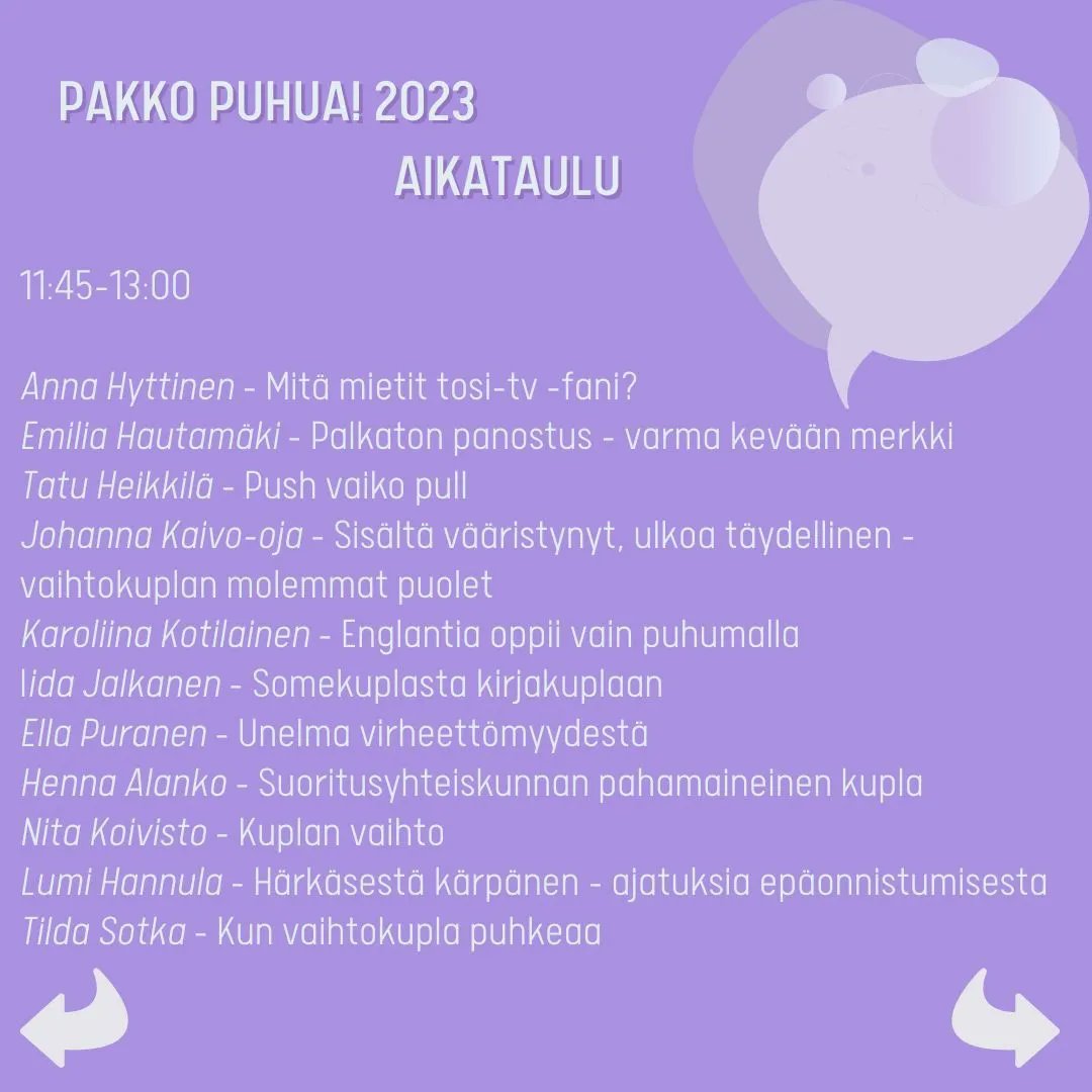 PAKKO PUHUA – KONTRASTI tweet media