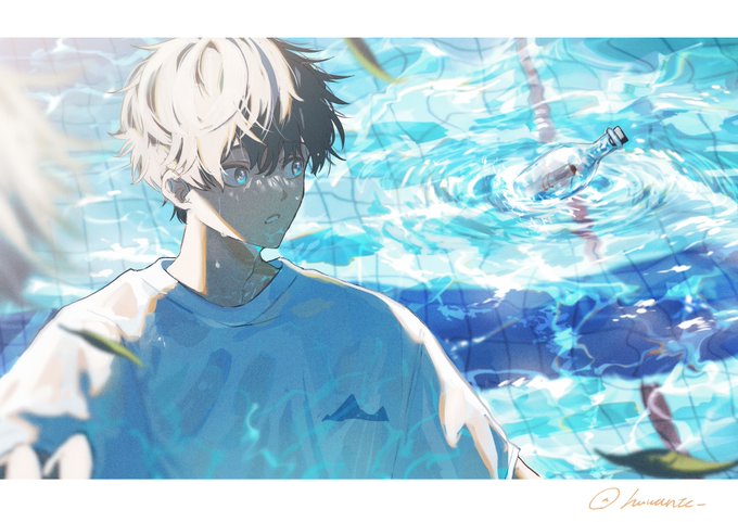 「pool」 illustration images(Latest｜RT&Fav:50)