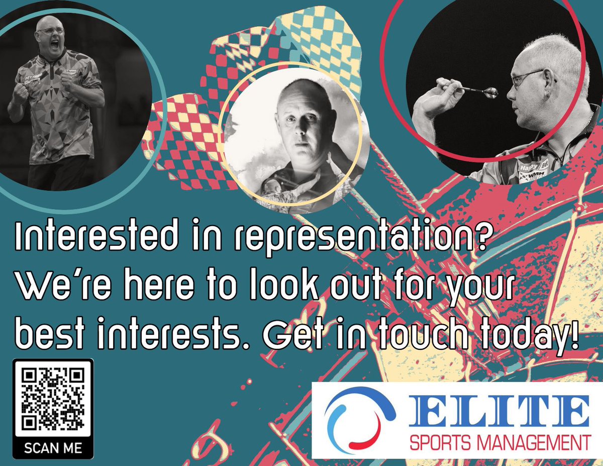 Looking for some Representation in the world of Darts? Look no further, get in touch today 🎯🙂