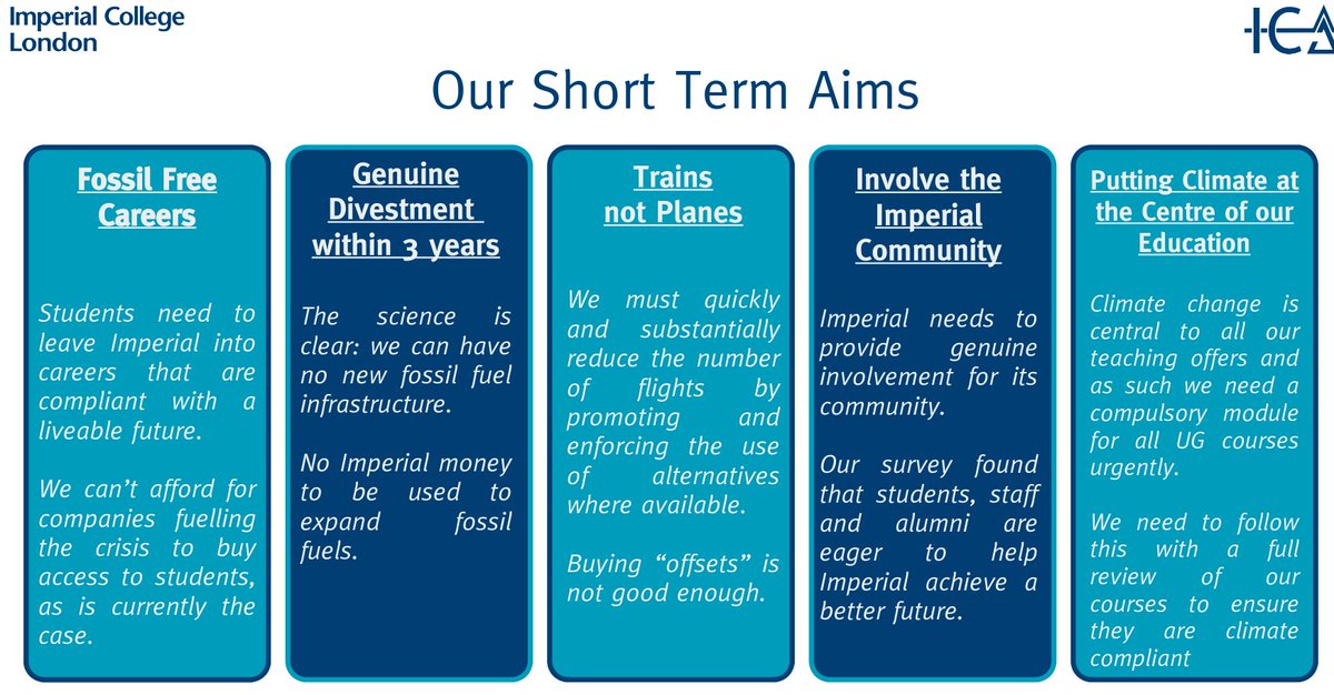 Imperial Climate Action tweet media