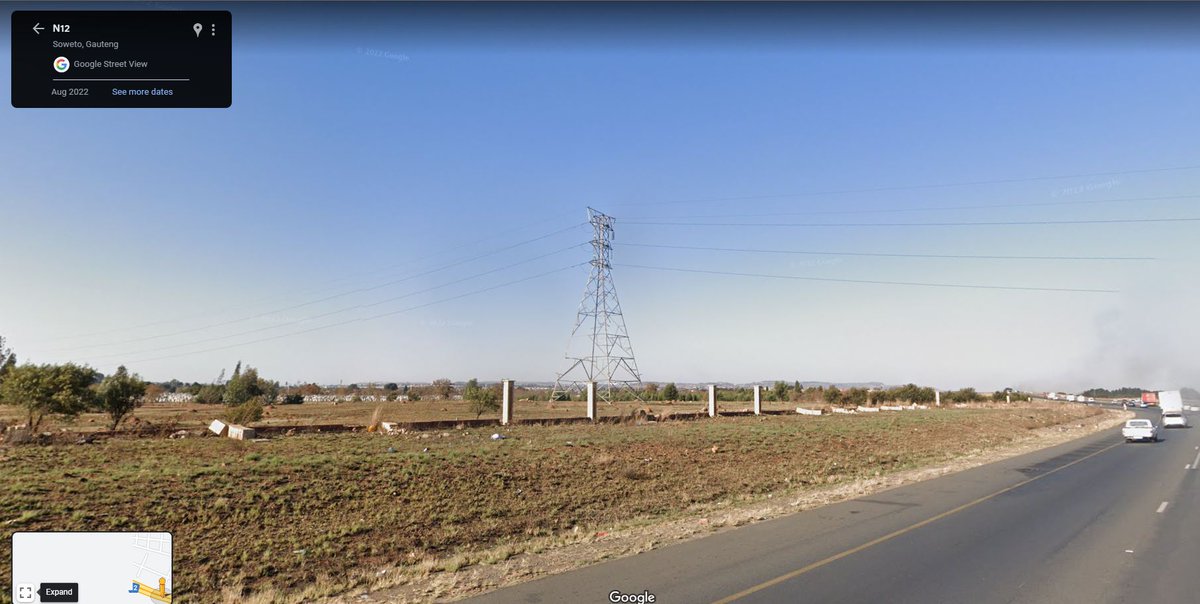 Neil12St's tweet image. Hi, @CityPowerJhb
@Eskom_SA
@ewnupdates
@Abramjee
- Please attend to this immediately. This structure is highly compromised crossing the N12 highway. #citypowerupdate 
google.com/maps/@-26.3037…