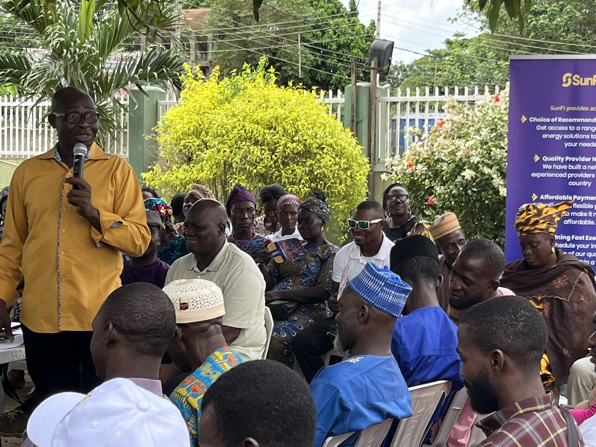 sunfi_hq's tweet photo. Informal businesses are a key part of the Nigerian economy and SunFi is committed to supporting their growth through the provision of affordable solar financing.
#Solar4All #SunFi #SolarEnergy https://t.co/F8wdzuZ7JK