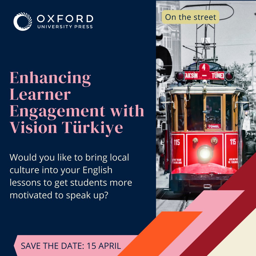 OUPELTGlobal's tweet photo. TÜRKİYE: Transform your classroom: Learn proven techniques for "Enhancing Learner Engagement" in our upcoming webinar. Not taken part yet? There's still time, but hurry! The webinar is on 15th April.
Register now -> https://t.co/G8euxiLQnP
#OUPpd #ConnectLearnGrow https://t.co/aoAuDqD0bz