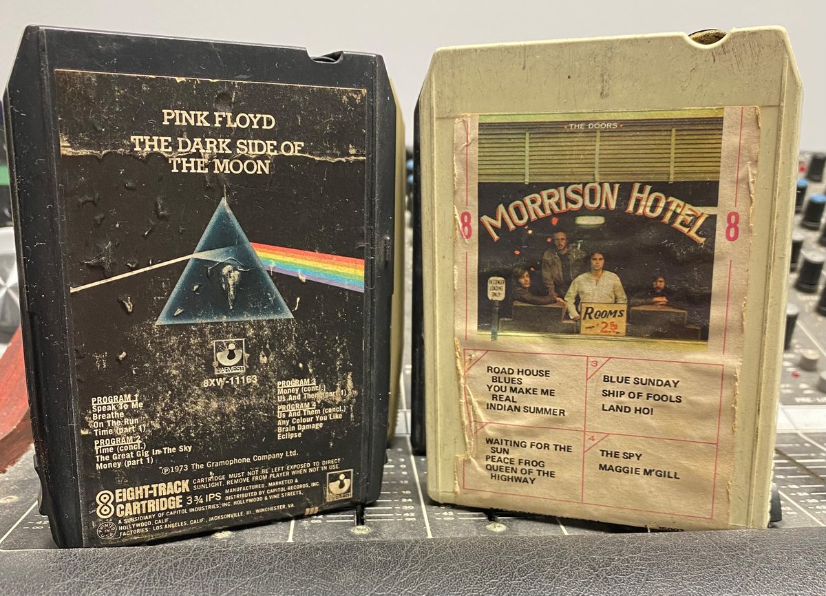1033theeagle's tweet photo. Today is #NationalEightTrackTapeDay #Vinyl has made a comeback, could you imagine eight tracks doing that? - @JoeRockOK #Rock #ClassicRock #EightTrack #8Track #RockOnRock #TodayInRock #1033TheEagle https://t.co/QYUz5kjly0