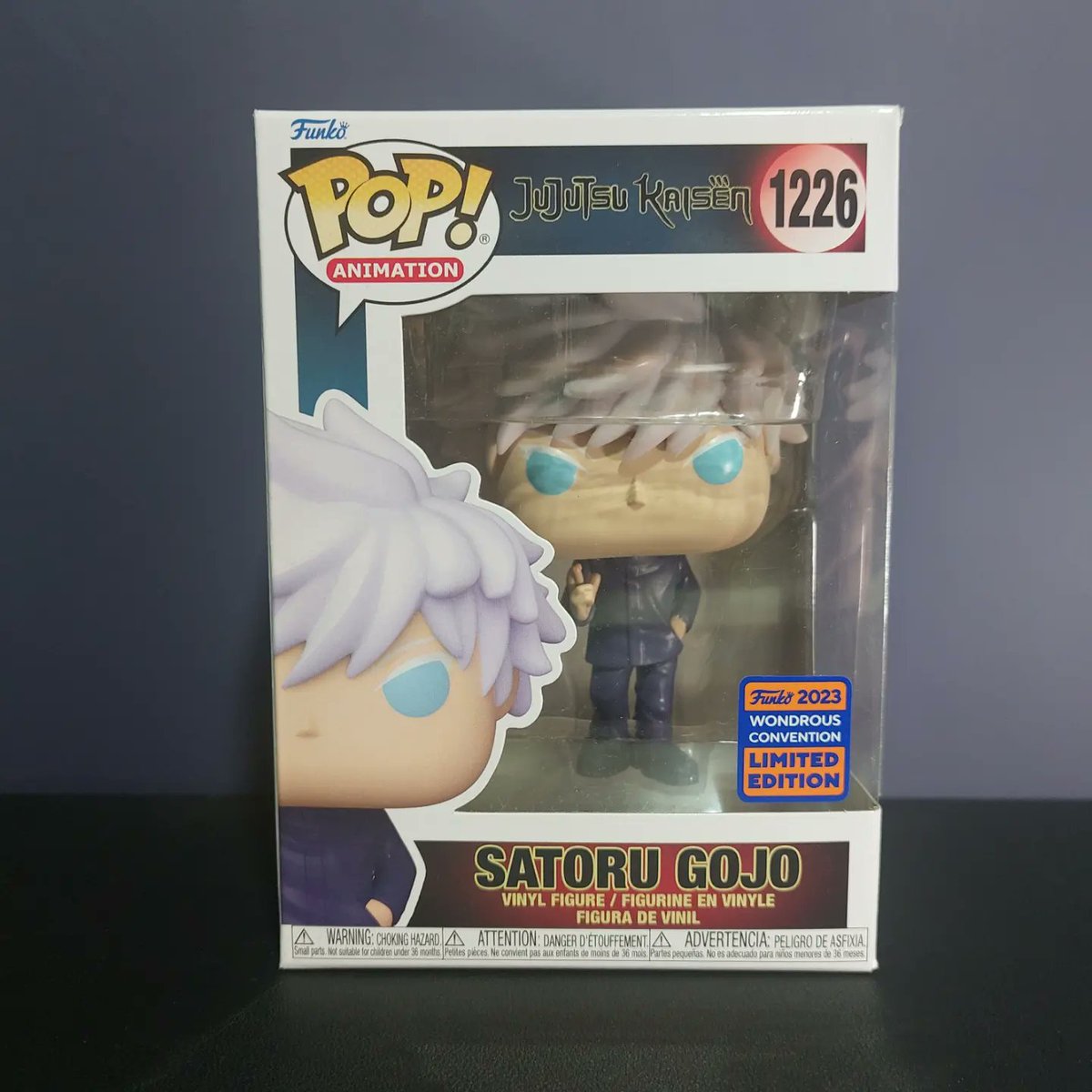 iampopmania's tweet photo. Satoru Gojo(2023 Wondrous Convention) Funko Pop! Box No.1226 

Youtube channel: Popmaniatics
https://t.co/kplxkUyTMB

#SatoruGojo #satorugojofunko #JujutsuKaisen #jujutsukaisenfunko #JJK #satorufunko #2023wondrousconventionfunko https://t.co/a9ewr73fEb