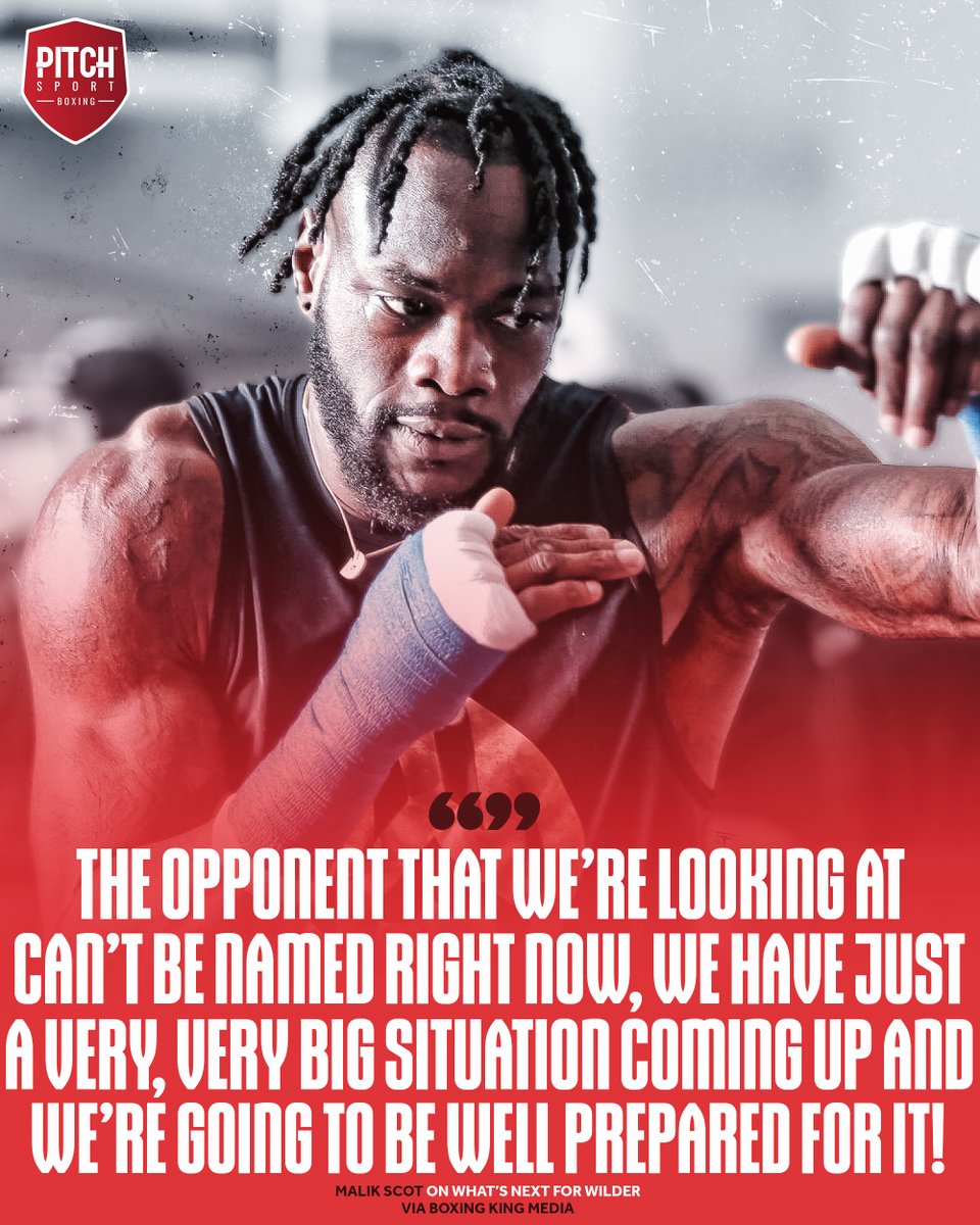 🗣️Malik Scot on what's next for Wilder👀

Who do you think they have lined up? Let us know!🔽

Download #pitchboxing today ➡️ onelink.to/8zhkmg

#DeontayWilder #Wilder #boxing #boxingfans